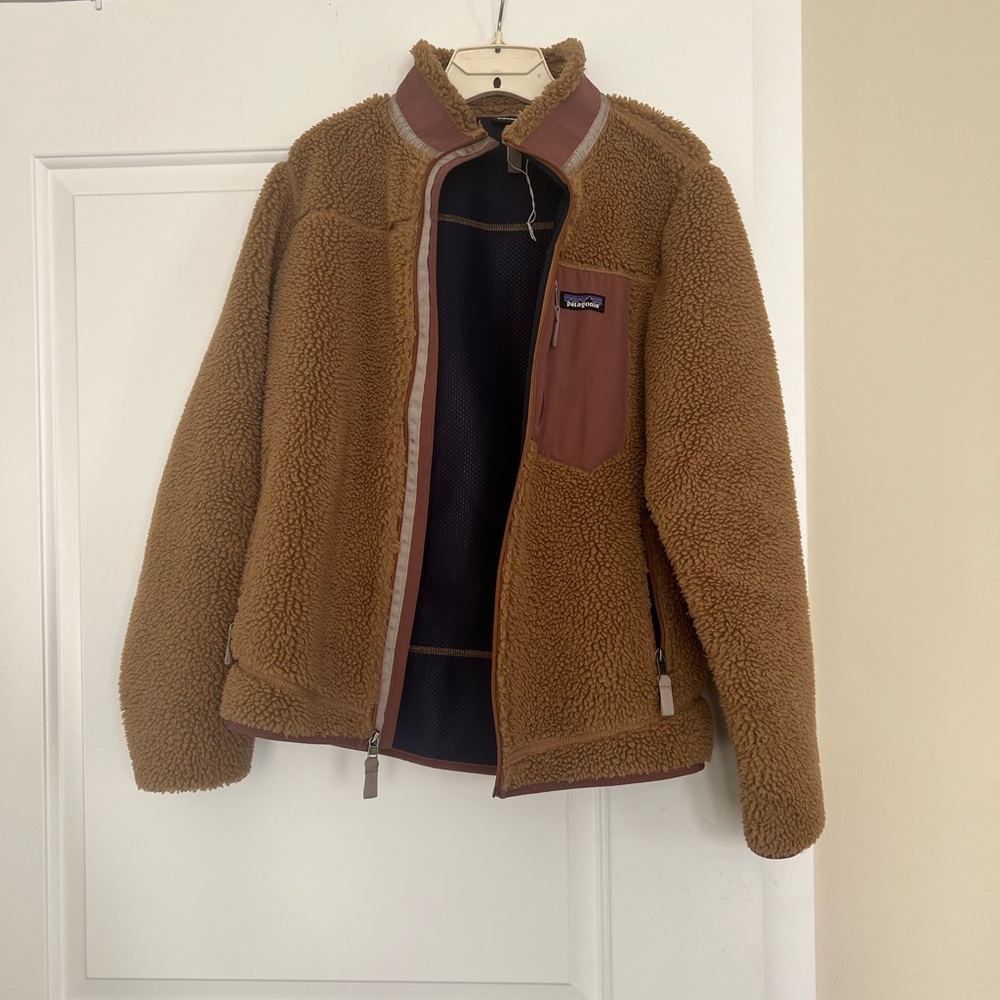 Patagonia Retro X Brown Fleece Jacket women’s medium